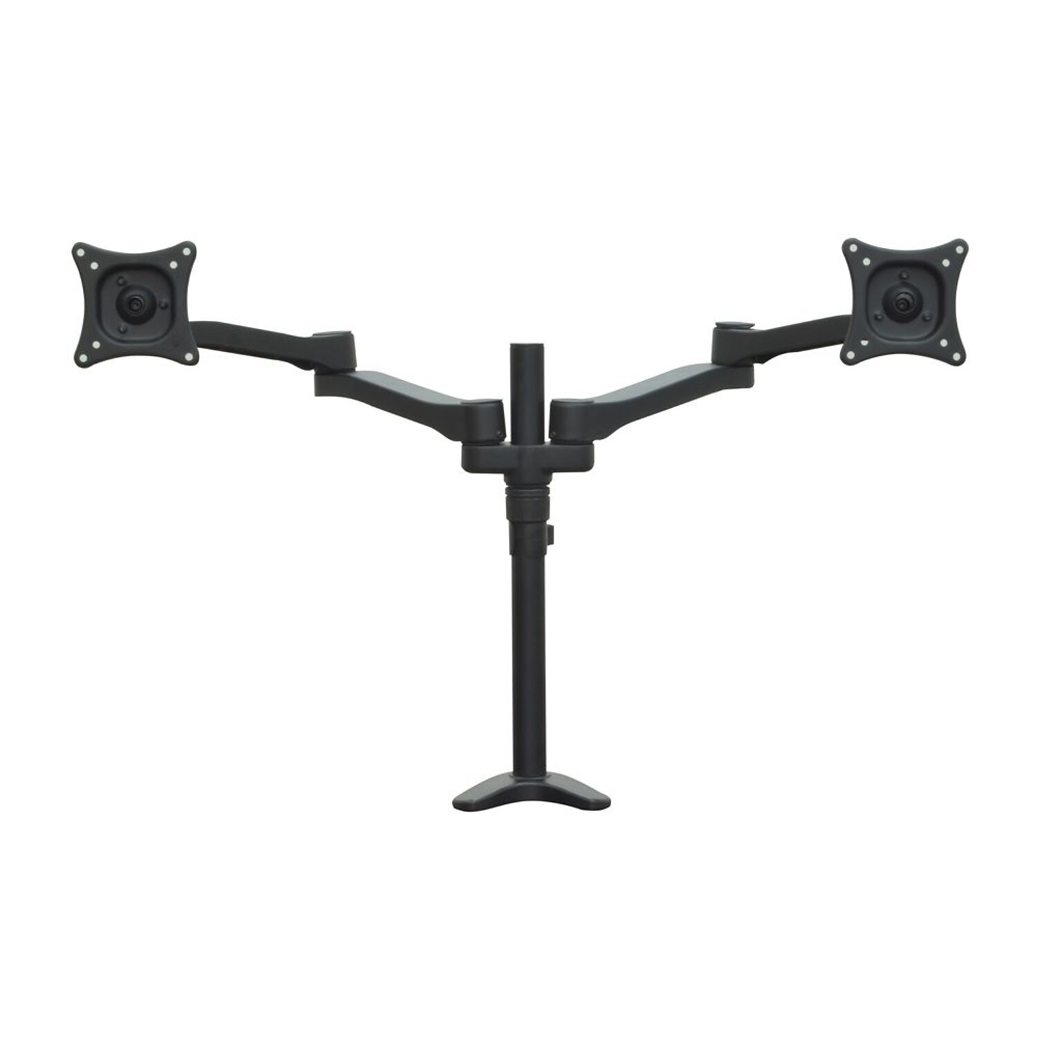 Regency Adjustable Double Screen Articulating Monitor Mount, Up to 24, Black (CA2)