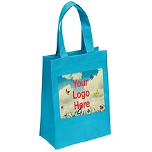 Custom Ike Full Color Polypro NonWoven Tote Bag; 10x8, (QL47277)