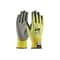 PIP G-Tek Kevlar/Lycra Polyurethane Gloves, Yellow and Gray, 12 Pairs (09-K1250/L)