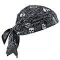 Ergodyne® Chill-Its 6710CT Evaporative Cooling Triangle Hat w/CT, Skulls, (12589)