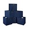 Niche Cubo 29.93 Qt. Foldable Fabric Storage Bins, Blue, 6/Pack (HTOTE6PKBE)