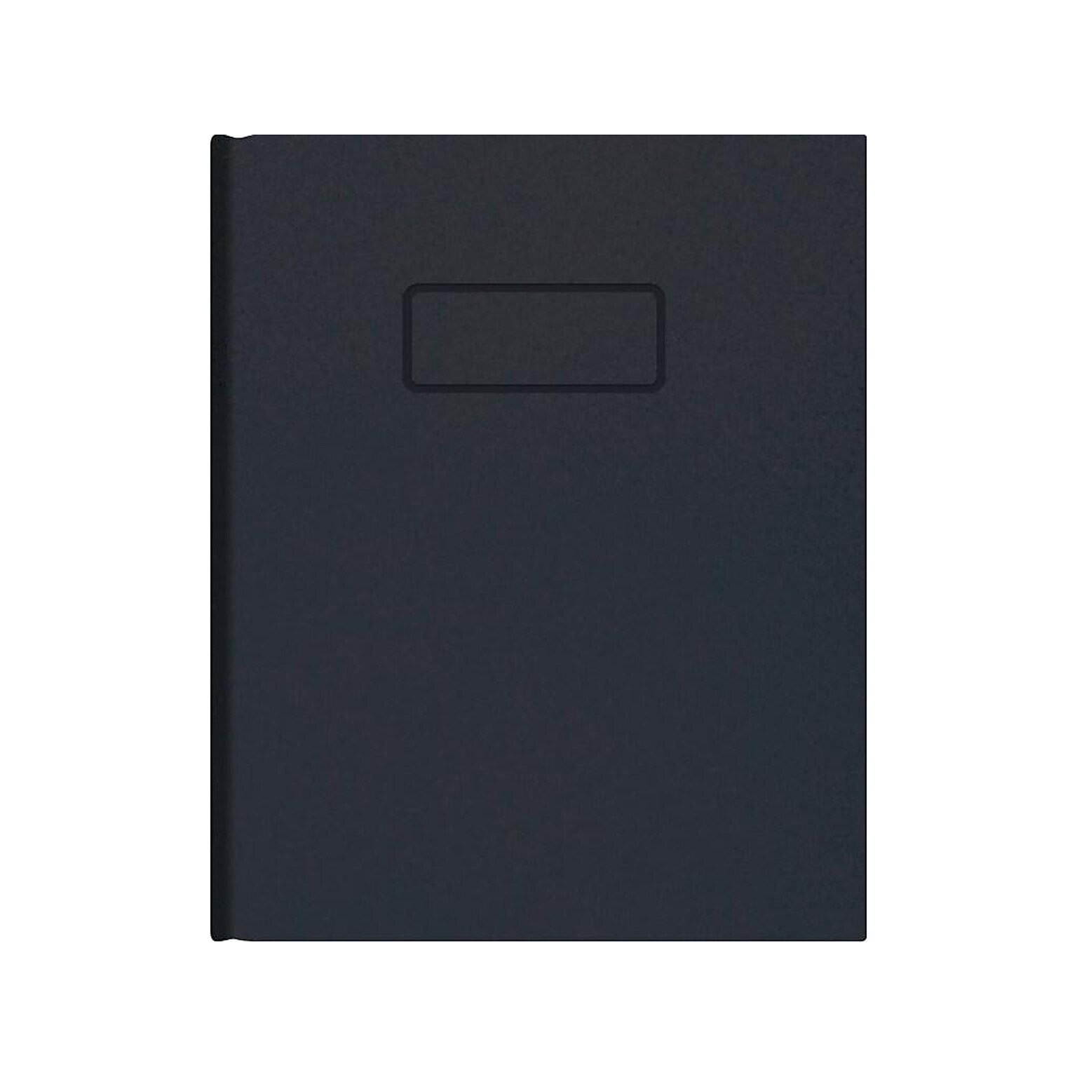 Blueline Professional Notebooks, 7.25 x 9.25, College Ruled, 96 Sheets, Black (A9)