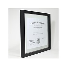 Lawrence Frames Plastic Certificate Frame, Black (530111)