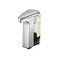 simplehuman Universal ST1023 Automatic Hand Soap Dispenser, Gray/Silver (ST1023)