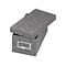 Globe-Weis Index Card File Box, Black Agate, 1000 Card Capacity (GLW 93 BLA)