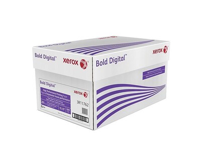 Xerox Bold Digital 11" x 17", Color Copy Paper, 28 lbs., 100 Brightness, 500 Sheets/Ream, 4 Reams/Carton (3R11762)