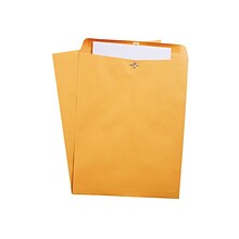 Clasp Envelopes, 10 x 15, Brown Kraft, 100/Box (535021/19814)