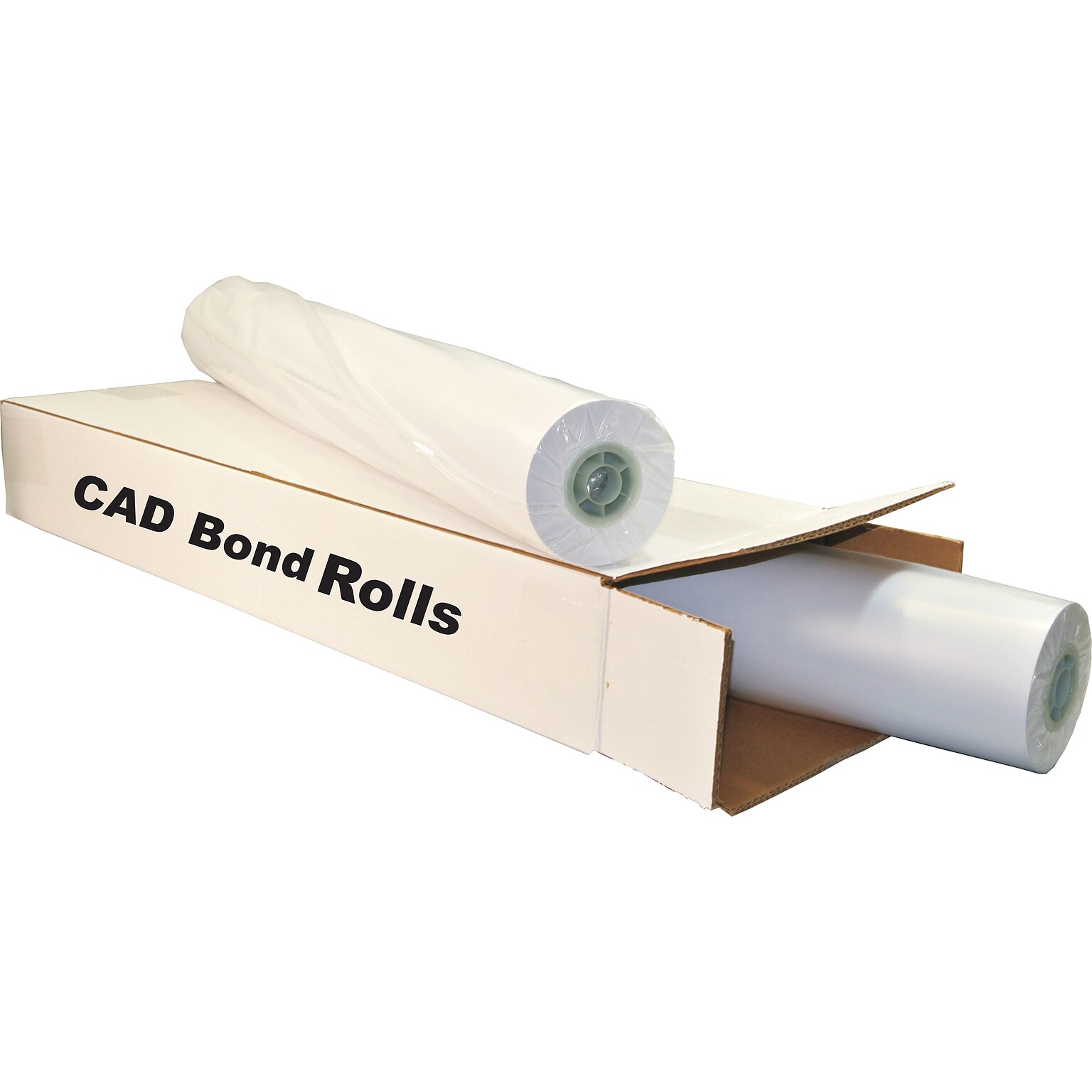 Alliance 20# Wide Format CAD Bond Paper, 24 x 300, Uncoated, 2/Roll (24300)