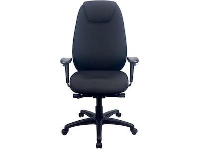 Tempur-Pedic Ergonomic Fabric Swivel Computer and Desk Chair, Black (TP6400-BLK)