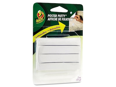 Duck Poster Putty Removable Adhesive Putty, 2 oz., White (1436912)