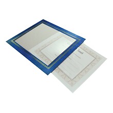 NuDell Vinyl/Cardboard Certificate Frames, Leatherette 2/Pack (21201)