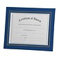 NuDell Vinyl/Cardboard Certificate Frames, Leatherette 2/Pack (21201)
