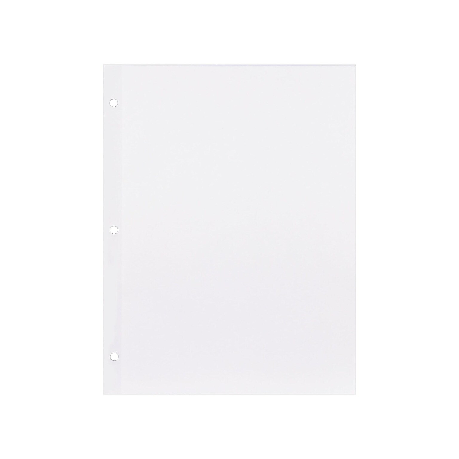 Rediform Unruled Filler Paper, 11 x 8.5, White, 100/Pack (20121)