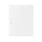 Tabbies Medical Chart Index Blank Tab Dividers, 7-Hole Punched, White, 400/Box (TAB54520)