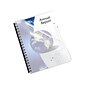 Fellowes Futura Presentation Covers Oversize, Frosted Presentation Covers, 8.75"W x 11.25"H, Clear, 25 Pack (5224201)