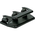 Master 3-Hole Punch, 20 Sheet Capacity, Black (MP3)