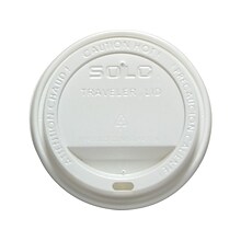 Solo Traveler Lids, White, 1000/Carton (TLP316-0007)