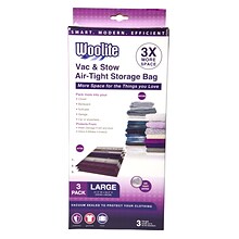 Woolite 3 Piece Air-Tight Large Vacuum Storage Bags