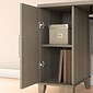 Bush Furniture Somerset 72"W L Shaped Desk with Storage, Ash Gray (WC81610K)