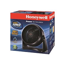 Honeywell TurboForce Air Circulator 10.91 3 Speed Floor Fan, Black (HT-900)