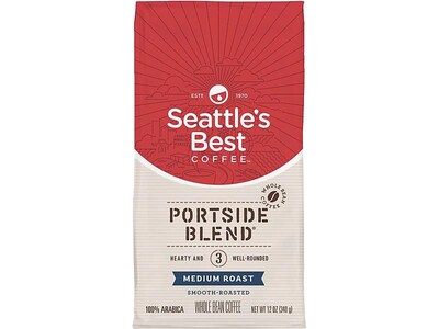Seattles Best Coffee Portside Blend Whole Bean Coffee, Medium Roast (11008570)