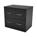 Z-Line Designs 2-Drawer Lateral File Cabinet, Locking, Letter/Legal, Black, 29W (ZL2263-2BLU)