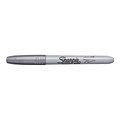 Sharpie Permanent Marker, Fine Tip, Metallic Silver, 36/Pack (9597)