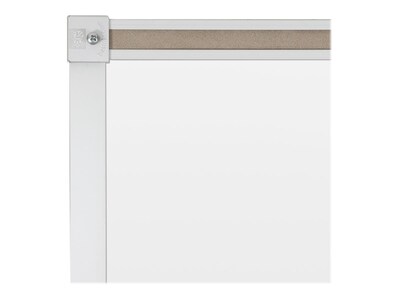 Balt Porcelain Dry-Erase Whiteboard, Anodized Aluminum Frame, 12' x 4' (202AM)
