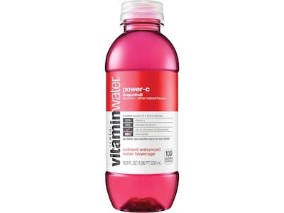 Glaceau Vitaminwater Power-C Dragonfruit Liquid Sports Drink 16.9 Fl. Oz., 24/Carton (00786162003553