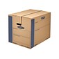 Bankers Box® SmoothMove 24" x 18" x 18" Moving Box, Blue/Kraft, 6/Bundle (0062901)