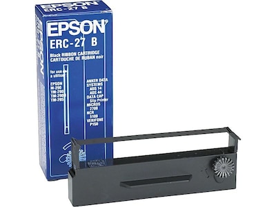 Epson Black Print Ribbon, Each (ERC27B)
