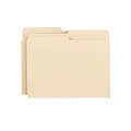 Smead File Folders, 1/2-Cut Tab, Letter Size, Manila, 100/Box (10320)