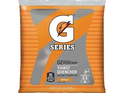 Gatorade Thirst Quencher Orange Powdered Sports Drink Mix, 21 Oz., 32/Carton (308-03970)