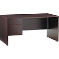 Global Genoa 60W Single Pedestal Desk, Dark Espresso (G3060SPL-DES)