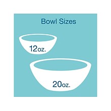 Dart Concorde Foam Bowls, 12 oz., White, 1000/Carton (12BWWCR)