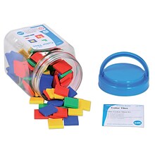 Learning Advantage Color Tiles, Mini Jar, 3 Sets (CTU13283BN)