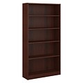 Bush Furniture Universal 5 Shelf Bookcase, Vogue Cherry (WL12439-03)