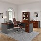 Bush Business Furniture Westfield 72W L Shaped Desk with 48W Return and Mobile File Cabinet, Hansen Cherry (SRC001HCSU)