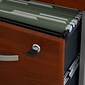 Bush Business Furniture Series C 3-Drawer Vertical File Cabinet, Locking, Letter/Legal, Hansen Cherry, 20.15" (WC24453)