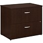 Bush Business Furniture Westfield 36W 2 Drawer Lateral File Cabinet, Mocha Cherry (WC12954C)