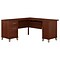 Bush Furniture Somerset 60W L Shaped Desk with Storage, Hansen Cherry (WC81730K)