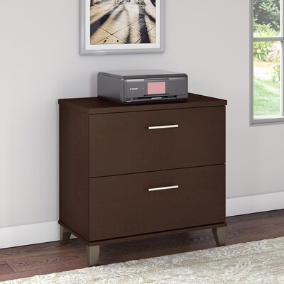 Bush Furniture Somerset Lateral File Cabinet, Mocha Cherry (WC81880)