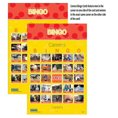 Stages Learning Materials Picture Recognition Bingo Games, Set of 5 (SLM997)