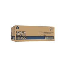 Pacific Blue Ultra Hardwound Paper Towels, 1-Ply, 6 Rolls/Carton (26490)