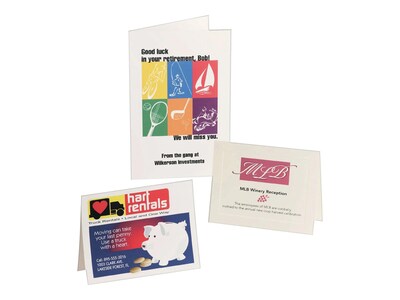 Avery Note Cards with Envelopes, Matte White, 4.25" x 5.5", Inkjet, 60/Pack (08315)