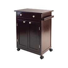 Winsome Savannah 34 Wood Storage Cabinet with 1 Shelve, Espresso (92626)
