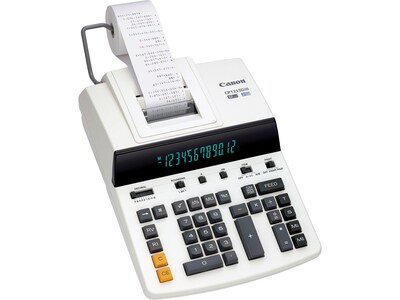 Canon CP1213DIII 9933B001 12-Digit Desktop Printing Calculator, White