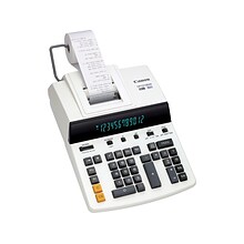 Canon CP1213DIII 9933B001 12-Digit Desktop Printing Calculator, White