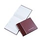 Rediform Visitor Book, 9.88" x 8.5", Burgundy, 64 Sheets/Book (57-803)