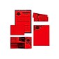 Astrobrights Colored Paper, 24 lbs., 8.5" x 11", Re-Entry Red, 500 Sheets/Ream (22551)